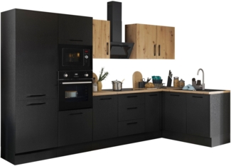 BASIC by Balculina Winkelküche Turin, Stellbreite 330x175 cm, wahlweise mit E-Geräten