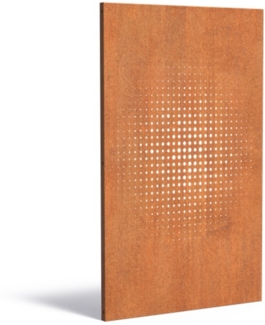 Adezz Paneel Abstract CPA3 Cortenstahl 110x180 cm Gartenpaneel Sichtschutz Paneel Deko Wand