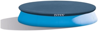 Intex Poolplane rund, Polyethylen blau, 366 cm