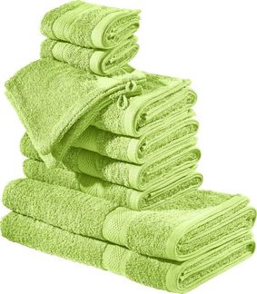 REDBEST Handtücher Frottier-Set "Chicago" 10-teilig, Frottier, Walk-Frottier Uni