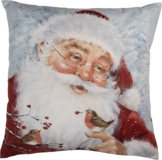 Clayre & Eef Dekokissen Christmas, Dekokissen Kissenbezüge ohne Füllung Polyester 45x45 cm