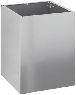 vidaXL Gartenblumentopf Silber Verzinkter Stahl 876348