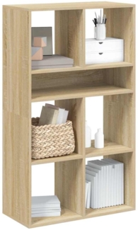 vidaXL Bücherregal Sonoma-Eiche 66x31x112 cm Holzwerkstoff 860303