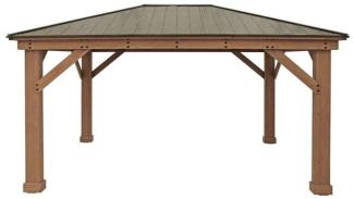 Westmann Holz Pavillon Devon 1216 | Natur | 490x371x315 cm