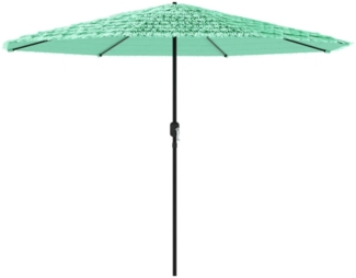 vidaXL Sonnenschirm mit Stahlmast Grün 324x324x247 cm 4005111