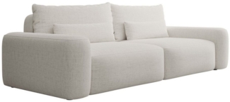 Selsey Schlafsofa CARNOS, mit wasserabweisendem Chenille-Bezug, Stauraum und 2 Zierkissen