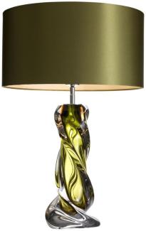Casa Padrino Designer Tischleuchte Grün - Luxus Tischlampe
