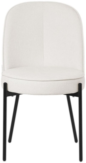 ML-DESIGN Polsterstuhl Esszimmerstühle mit Rückenlehne moderne Design Lounge Küchenstühle (6 St), Esstischstühle 6er Set Beige Küchenstuhl Stahl Polyester bis 120 kg