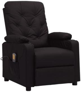 vidaXL Massagesessel Schwarz Kunstleder [339129]