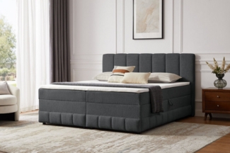 OTTO home Boxbett Likely inkl. Bettkasten, Liegefläche 180x200 cm, in Boxspring-Optik, inkl. Topper, erhältlich in verschiedenen Farben