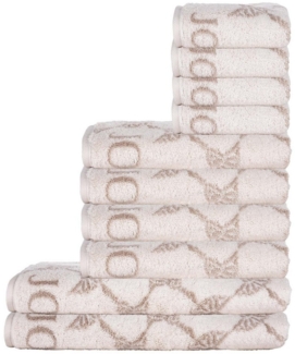 JOOP! Handtuch Handtuch Set, 10-tlg. - Cornflower, 2x Duschtuch, Frottier (Set, 10-St)