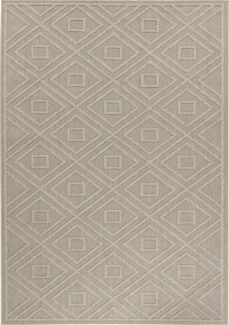 Outdoor Teppich Piero rechteckig - 120x170 cm - Beige