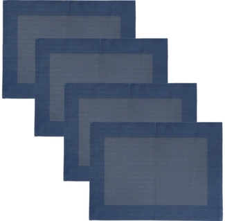 Erwin Müller Platzset Tischset "Lissabon" 4er-Pack, abwaschbar Uni