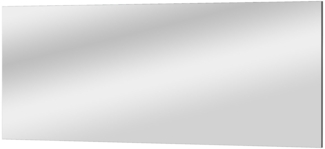 Spiegel vito Siriano , Glas , Verspiegelt , 145 x 58 x 3 cm