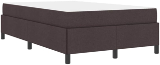 vidaXL Boxspringbett Dunkelbraun 120 x 190 cm Stoff 3398846