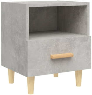 vidaXL Nachttisch Betongrau 40x35x47 cm 812014