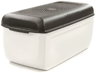 TUPPERWARE Brotkasten BrotMax Junior 2 weiß schwarz Brotkasten