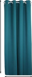 Haus und Deko Verdunkelungsvorhang Verdunkelungsvorhang Ösen Vorhang blickdicht Gardine abdunkelnd verdun (1 St), Ösen, verdunkelnd, Polyester
