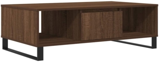 Couchtisch, Sofatisch Braun Eichen-Optik 104 x 60 x 35 cm Holzwerkstoff