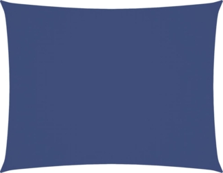 vidaXL Sonnensegel Oxford-Gewebe Rechteckig 3x6 m Blau 135543