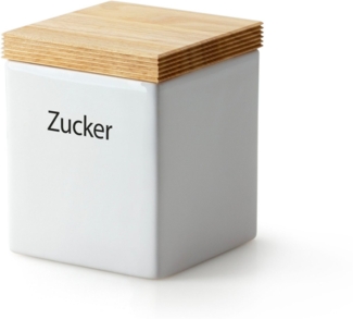 Continenta Vorratsdose, Keramik, (1-tlg), mit Holzdeckel, luftdichter Verschluss