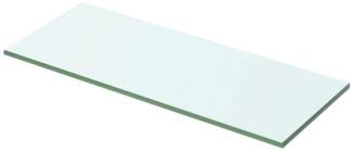 vidaXL Regalboden Glas Transparent 50x15 cm 243818