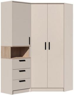 Marmex Möbel Schrank-Set Grant Set 15, (SET, Eckschrank, Regal mit Schubladen), Softclose-Funktion