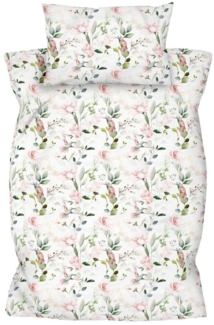 Amilian Kinderbettwäsche 100x135 - Bettwäsche Kinder - Kopfkissenbezug 40x60 cm Babybettwäsche, 2 teilig, 100% Baumwolle, für Mädchen und Jungen