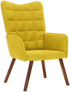 vidaXL Relaxsessel Gelber Samt 4016817