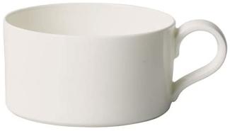 Teeobertasse MetroChic blanc Villeroy & Boch Signature Teetasse - Mikrowelle geeignet, Spülmaschinenfest