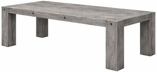 Casa Padrino Landhausstil Massivholz Esstisch Grau - Verschiedene Größen Tisch Grösse