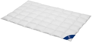 SPESSARTTRAUM Daunenbettdecke Laax Bettdecke 135x200, 155x220 cm und viele weitere Größen, Füllung: 100% Daunen, Bezug: 100% Baumwolle, Bettdecken Ganzjahresbettdecke, Winter, Sommer