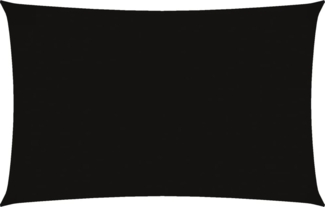 vidaXL Sonnensegel Oxford-Gewebe Rechteckig 2,5x5 m Schwarz 135759