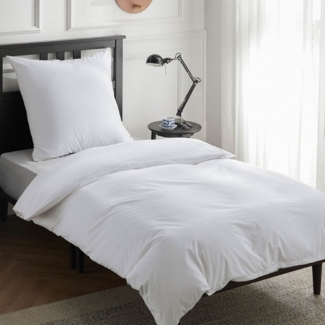 BEDSURE Bettwäsche mit Reißverschluss, 100% Baumwolle, ÖKO-TEX zertifiziert, 2 teilig, hohe Atmungsaktivität und Feuchtigkeitsregulierung