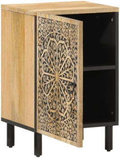 vidaXL Badschrank 38x33x58 cm Massivholz Mango 358233