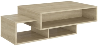 Couchtisch, Sofatisch Sonoma-Eiche 105 x 55 x 32 cm Holzwerkstoff