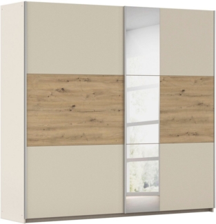 rauch Schwebetürenschrank Kleiderschrank Schrank Garderobe TOPSELLER ASTANA OTTO´s CHOICE (3 Ausstattungen BASIC/CLASSIC/PREMIUM, Breiten 175/218/261 cm) mit 3 Spiegelelementen, Metallgriffleisten alufarbig MADE IN GERMANY