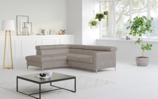COTTA Ecksofa Sammy L-Form, mit Kopfteilverstellung, wahlweise mit Bettfunktion & Bettkasten