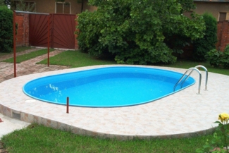KONIFERA Ovalpool LANZAROTE 2 (Komplett-Set, 8-tlg), für den Volleinbau inkl. umfangreichem Zubehör