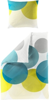 BIERBAUM Bettwäsche 6155, Mako-Satin, 2 teilig, Mako-Satin, 100 % Baumwolle, pflegeleicht