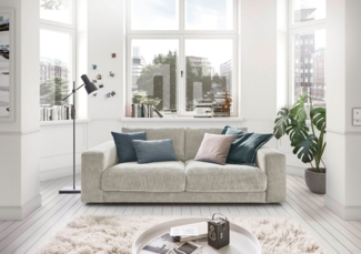 3C Candy 2-Sitzer Enisa softig und legeres Big-Sofa, bequem und komfortabel, Zeitloses und stylisches Loungemöbel, in Breitcord