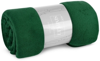 Wohndecke Simple1 Kuscheldecke aus Mikrofaser, Eurofirany, 150x200 cm, weiche Sofadecke & TV-Decke, Überwurf