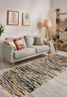 Schafwollteppich Modell 3 Läufer 150 x 60 cm