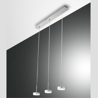 FABAS LUCE No. 3239-47-212 Pendelleuchte DUNK LED 3-flammig, alu gebürstet