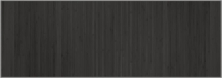 vidaXL Teppich Rechteckig Grau 70x200 cm Bambus 376874