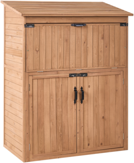Werkzeugschuppen TOFFIA 127 cm 66 cm Braun