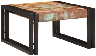 vidaXL Badezimmer Regal 60 x 50 x 23 cm Massivholz Mango und Eisen 4102753