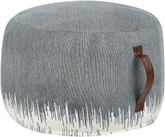 Pouf KAWAI Grau Baumwolle 50 cm 50 cm