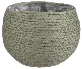 Mica Aufbewahrungskorb Jorck rund grün 15 x 18 cm