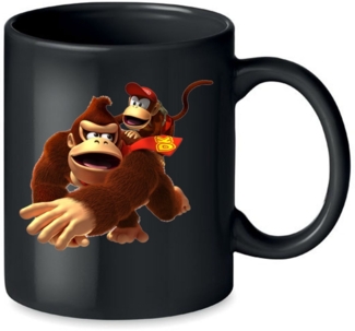 Blondie & Brownie Tasse Donkey Diddy Kong Spiele Konsole Super Retro, Keramik